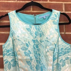 Structured blue dress